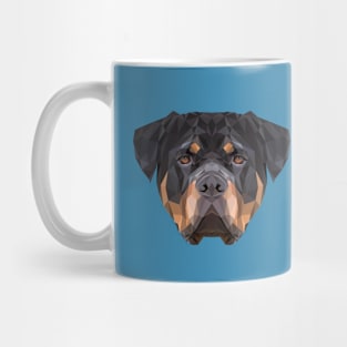 Rottweiler Low Poly Art Mug